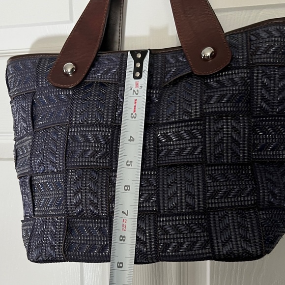 Alma Tonutti Elegant Black and Brown Women's Tote Bag - Picture 5 of 9